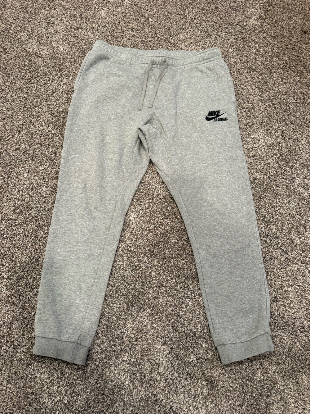 Nike Gray Men's Baseball Sweatpants Joggers